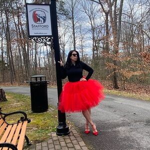 Women/Adult Teen 3 Layer Tulle TUTU Skirt Organza  Pettiskirt Ballet Dancewear